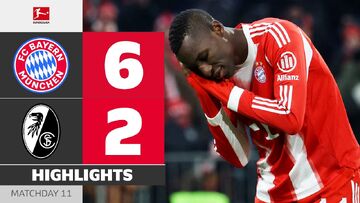 ویدیو| خلاصه بازی بایرن مونیخ ۶ - فرایبورگ ۲/ نبرد جذاب و ۸ گله