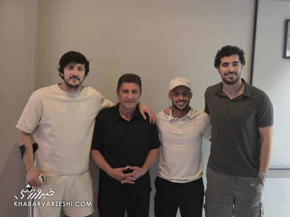 جلسه قلعهنویی با سه ستاره تیم ملی بعد از شکست ایران +عکس