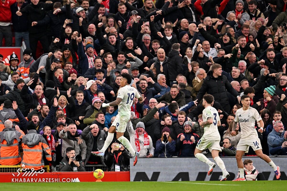 ویدیو| خلاصه بازی لیورپول ۰ – ناتینگام فارست ۳/ افتضاح قرمزهای مرسی‌ساید!