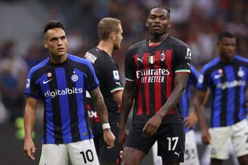 ویدیو| تقابل مارتینس و لیائو؛ دوئل جذاب دربی میلان!