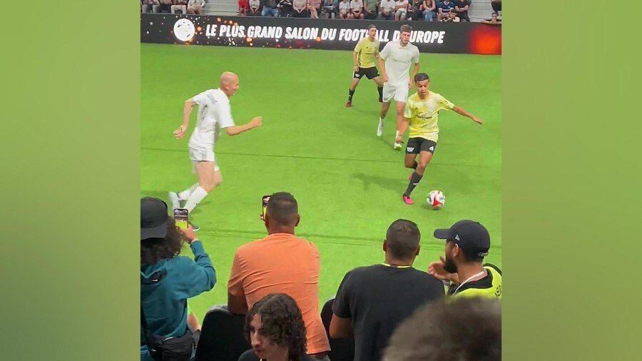 ویدیو| واکنش جالب زیدان وقتی دریبل زیدانی خورد!