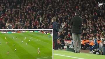 ویدیو| واکنش آرتتا به هت تریک پدیده جدید آرسنال در دربی