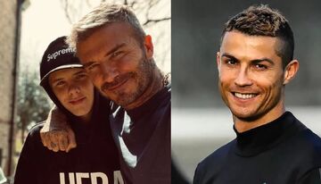 واکنش بی‌رحمانه پسر دیوید بکام به جمله جنجالی کریستیانو رونالدو؛ پدر من معمولی نیست! +عکس