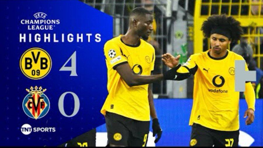 ویدیو| خلاصه بازی دورتموند ۴ - ویارئال ۰/ ده نفره شدن همانا، گلباران شدن همان