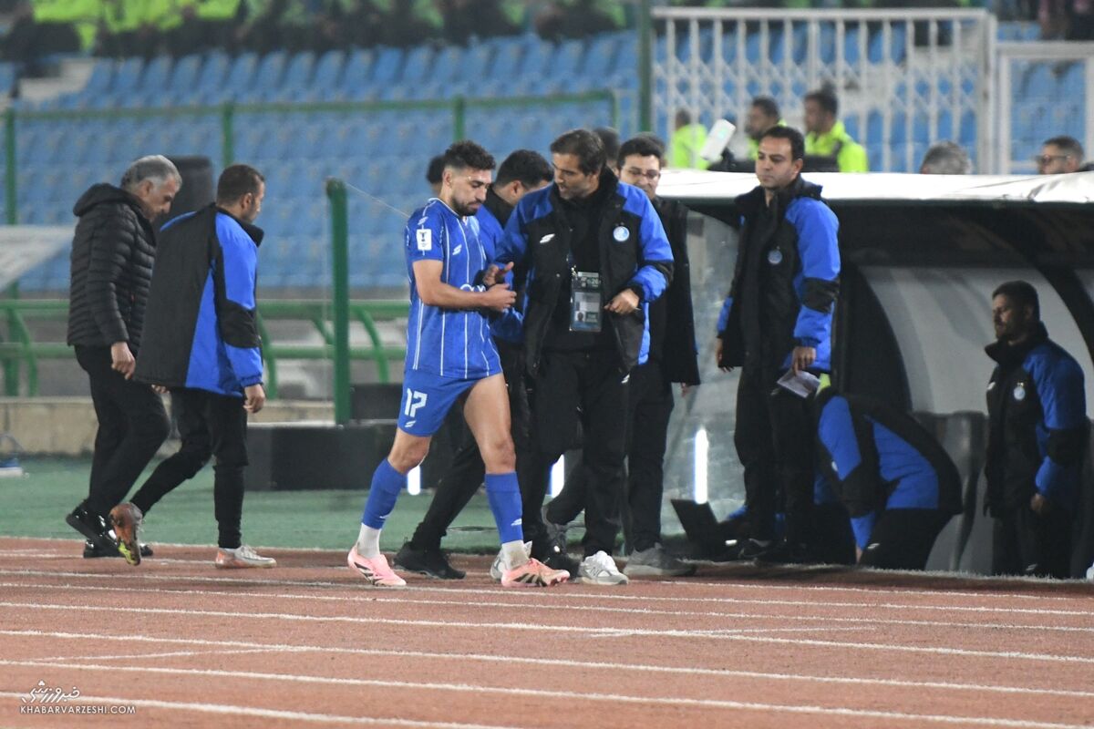 ویدیو| واکنش ساپینتو به مصدومیت منیر الحدادی