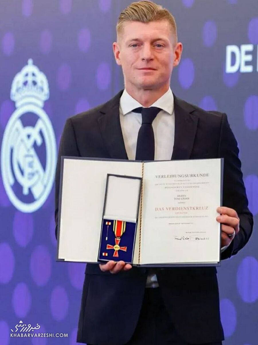نشان افتخار برای مهندس آلمانی رئال مادرید