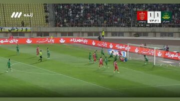 ویدیو| گل دیوانه‌وار پرسپولیس به شمس آذر/ شلیک سنگین اورونوف