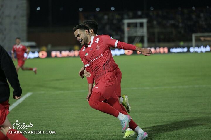 گزارش تصویری| برد شیرین پرسپولیس قبل از دربی در قزوین