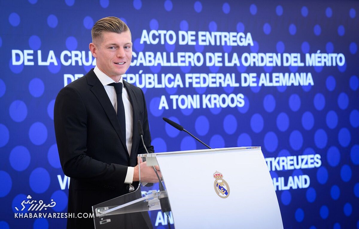 نشان افتخار آلمان برای تونی کروس