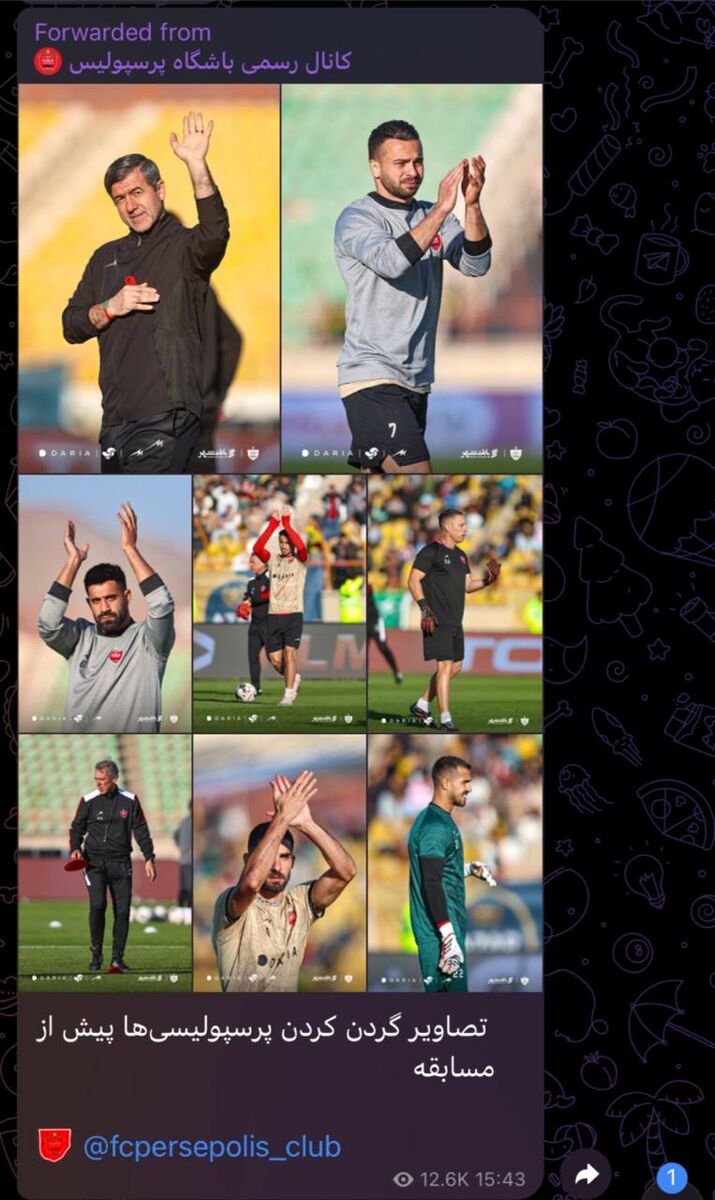 شاهکار جدید تیم رسانهای باشگاه پرسپولیس +عکس