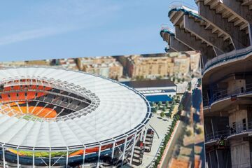 تصاویر جدید از «بهترین ورزشگاه جهان»؛ پروژه‌ پس از سال‌ها توقف به حرکت درآمد