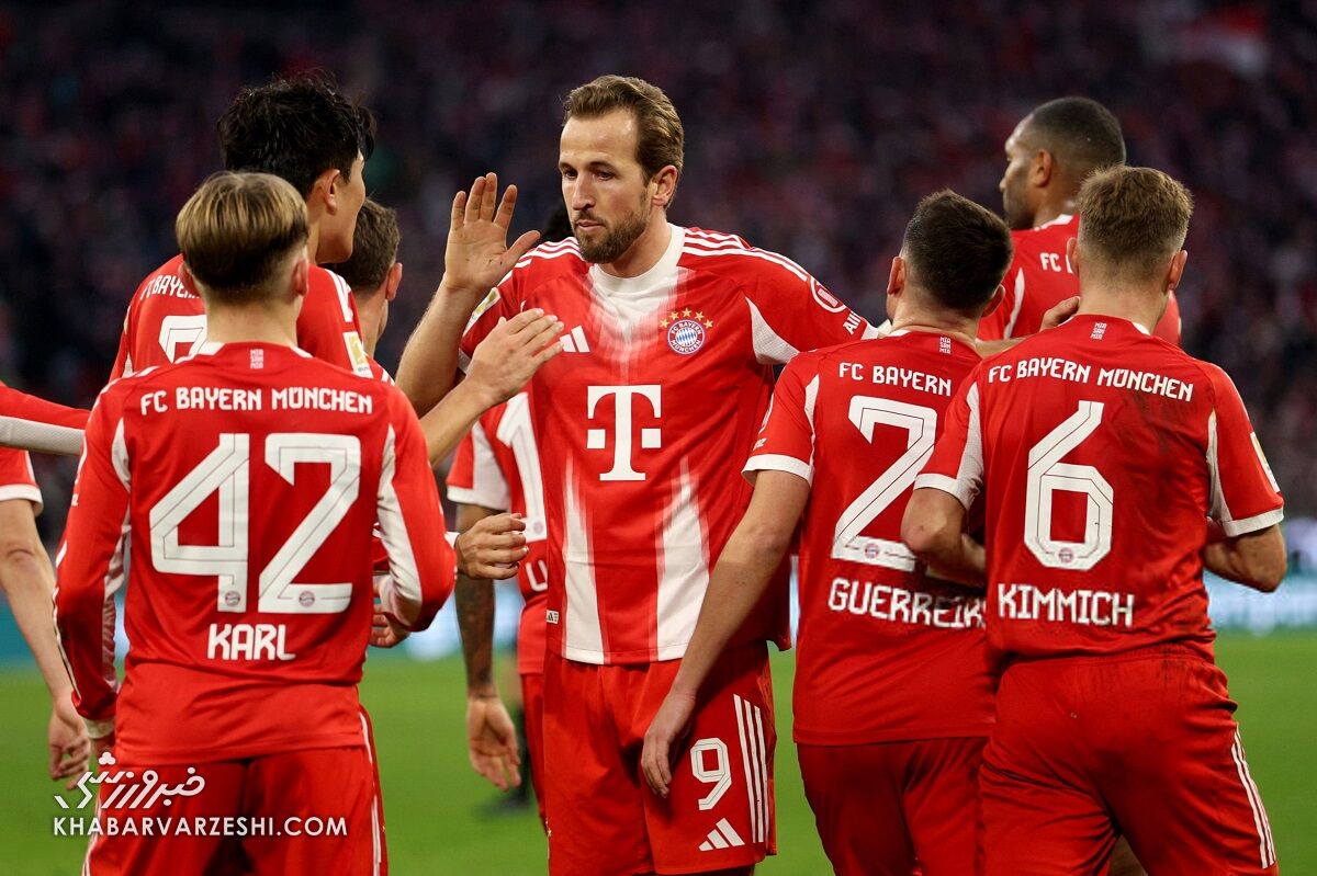 بایرن مونیخ ۳ - سن پائولی ۱/ کامبک صدرنشین؛ غول بوندس لیگا شکستنی نیست!