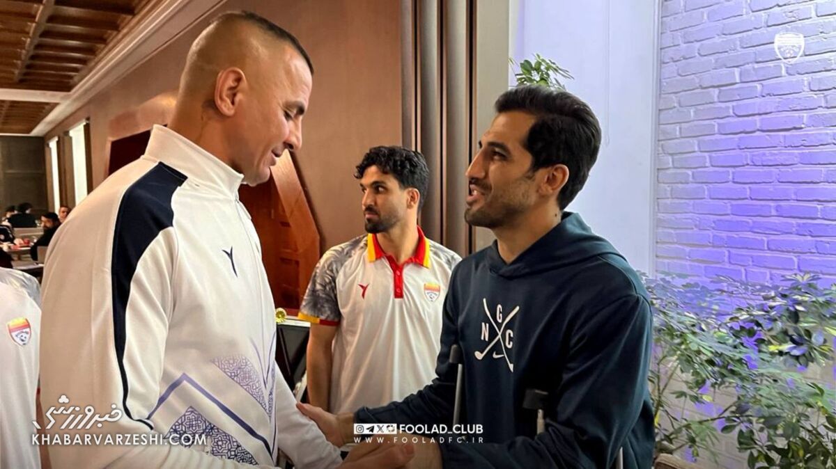 ستاره سابق پرسپولیس بمب روحیه فولاد علیه استقلال +عکس