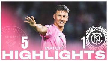 ویدیو| خلاصه بازی اینترمیامی ۵ - نیویورک سیتی ۱ با گزارش انگلیسی/ قهرمانی مسی در کنفرانس شرق و صعود به فینال