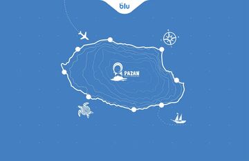 بلو، حامی ماراتن بزرگ کیش شد