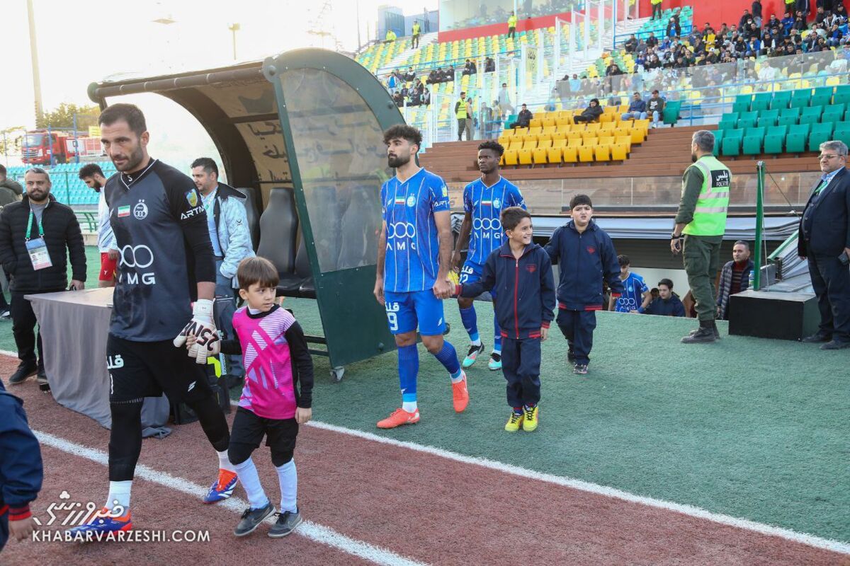 فریم به فریم با کار قشنگ بازیکنان استقلال +عکس