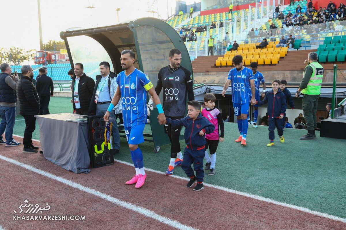 فریم به فریم با کار قشنگ بازیکنان استقلال +عکس