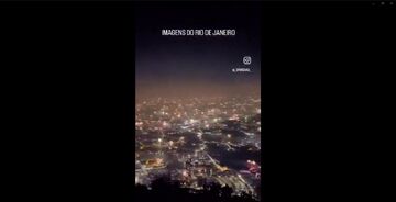 جشن و آتش بازی که مشابهش را ندیدید/ ویدیویی از وضعیت ریو بعد از قهرمانی فلامنگو