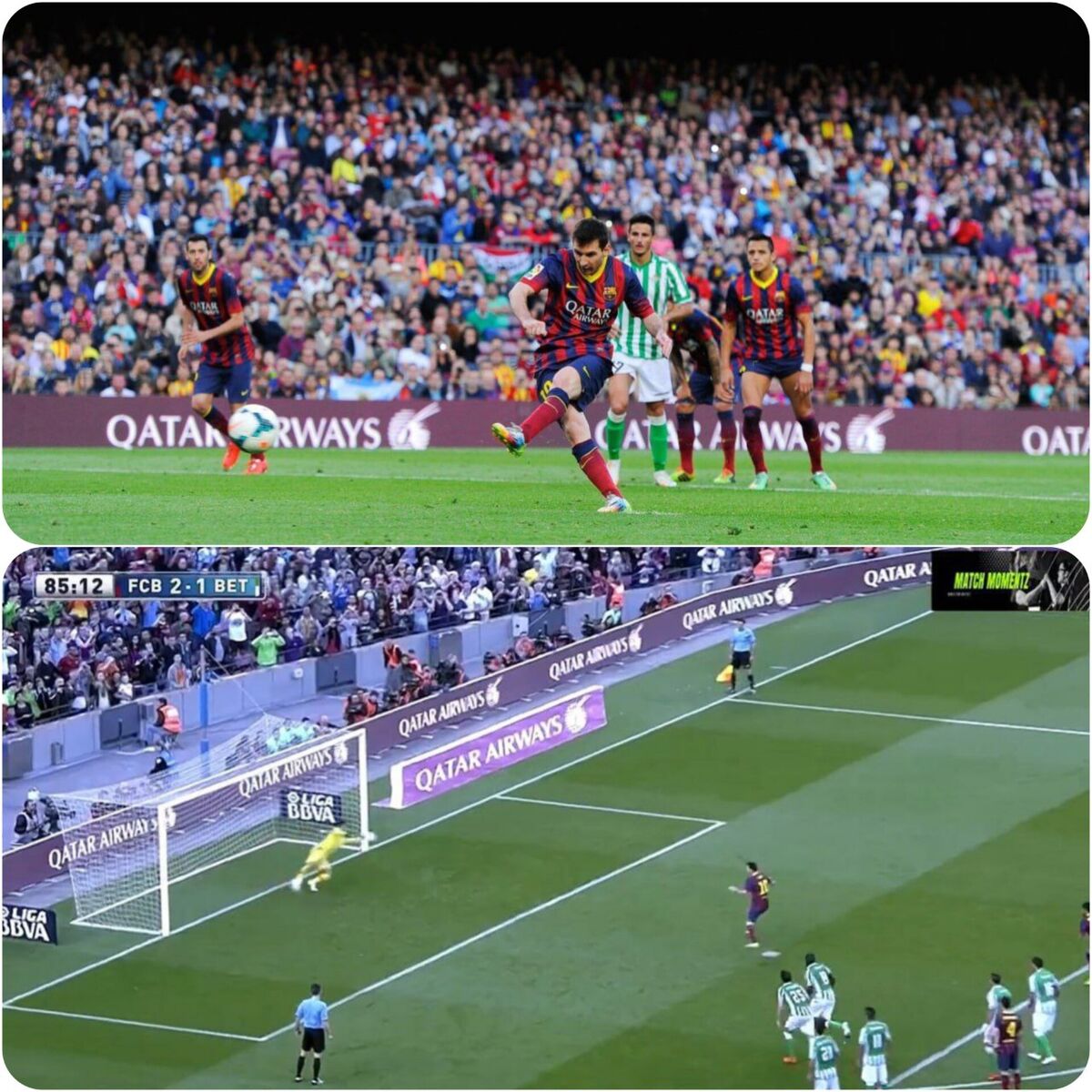 نکته جالب در مورد گلر استقلال؛ اولین پنالتی را از مسی گرفته بود +عکس