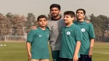 ویدیو| نوجوانان روشندل، میهمان ویژه تمرین پرسپولیس