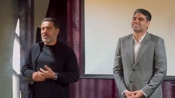 ویدیو| مدیرعامل پرسپولیس و افشین پیروانی با بازیکنان صحبت کردند