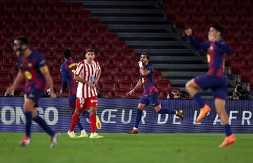 بارسلونا ۳ - اتلتیکومادرید ۱/ شیرین‌ترین برد در نوکمپ؛ بارسلونا برای همه خط و نشان کشید