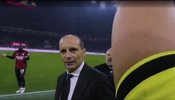 وقتی داور باشید، آلگری اینطور مقابلتان عصبانی می‌شود!/ ویدیوی دوربین داور منتشر شد