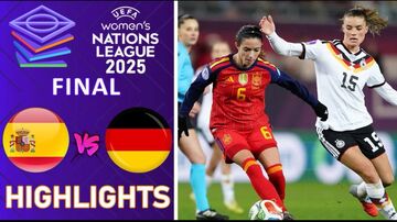 ویدیو| تاج گذاری دوباره زنان اسپانیا در اروپا/ خلاصه بازی اسپانیا ۳ - آلمان ۰