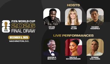 مجریان و خواننده‌های جام‌جهانی ۲۰۲۶ مشخص شدند؛ از اجرای مدل معروف تا خوانندگی بوچلی و شرزینگر