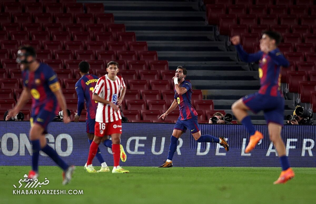 بارسلونا ۳ – اتلتیکومادرید ۱/ شیرین‌ترین برد در نوکمپ؛ بارسلونا برای همه خط و نشان کشید