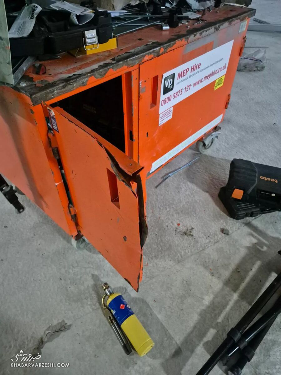 سرقت ابزارهای ده‌ها کارگر تیم مرسدس بنز