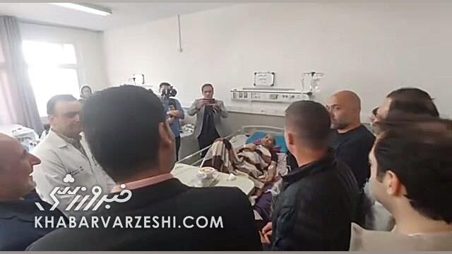 ویدیو| ملاقات اوسمار و مدیرعامل پرسپولیس از بیماران سرطانی