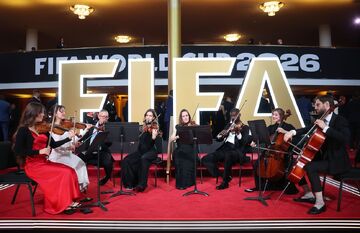 ستارگان موسیقی و مد روی فرش قرمز مراسم قرعه‌کشی جام جهانی ۲۰۲۶ +تصاویر