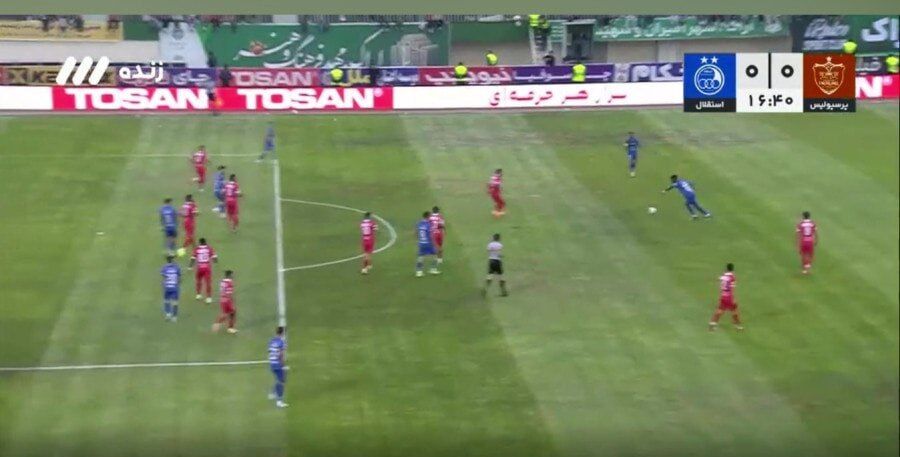 ویدیو| آفساید یا هند پنالتی؟/ اولین صحنه داوری دربی