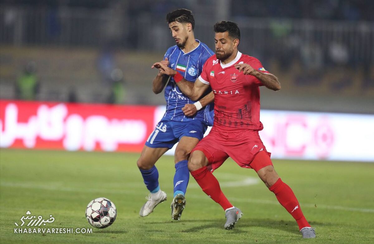 مرتضی پورعلیگنجی در دیدار پرسپولیس و استقلال