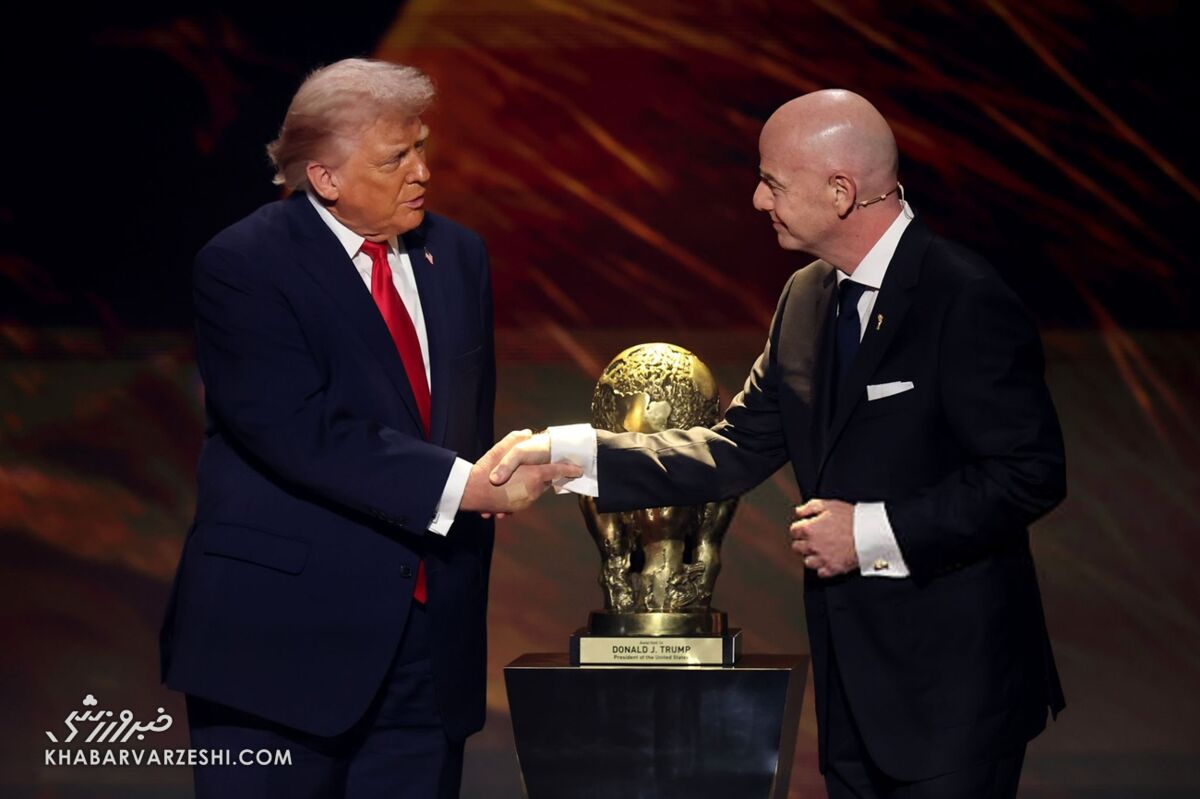 اهدای جایزه صلح فیفا به دونالد ترامپ
