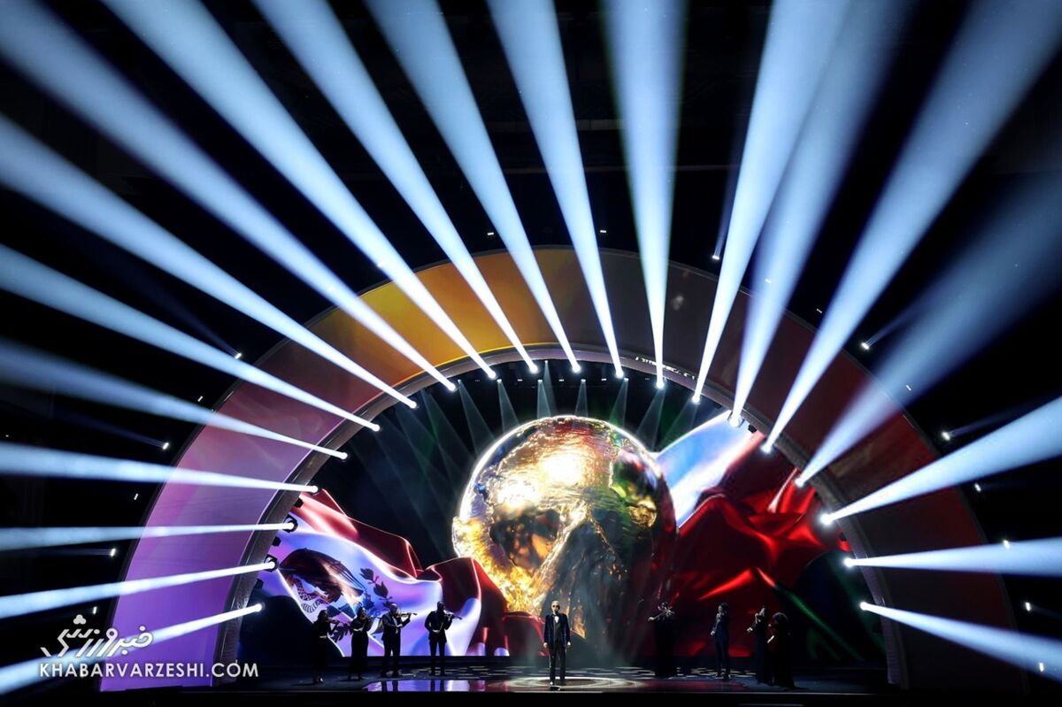 اجرای زنده خوانندگان مشهور روی صحنه قرعه‌کشی جام جهانی ۲۰۲۶ +تصاویر