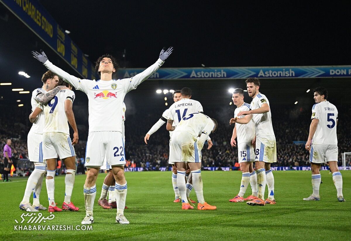 لیدز ۳ - لیورپول ۳/ تساوی جنون‌آمیز در الندرود؛ پیروزی قرمزها در لحظات پایانی از دست رفت!