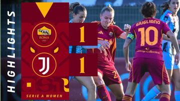 ویدیو| خلاصه بازی زنان رم ۱ - زنان یوونتوس ۱/ زور تیم‌های اول و دوم به هم نرسید