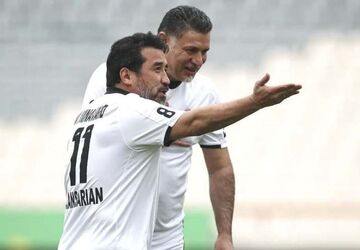 ویدیو| علی دایی برنده دوئل شخصیت با خداداد عزیزی