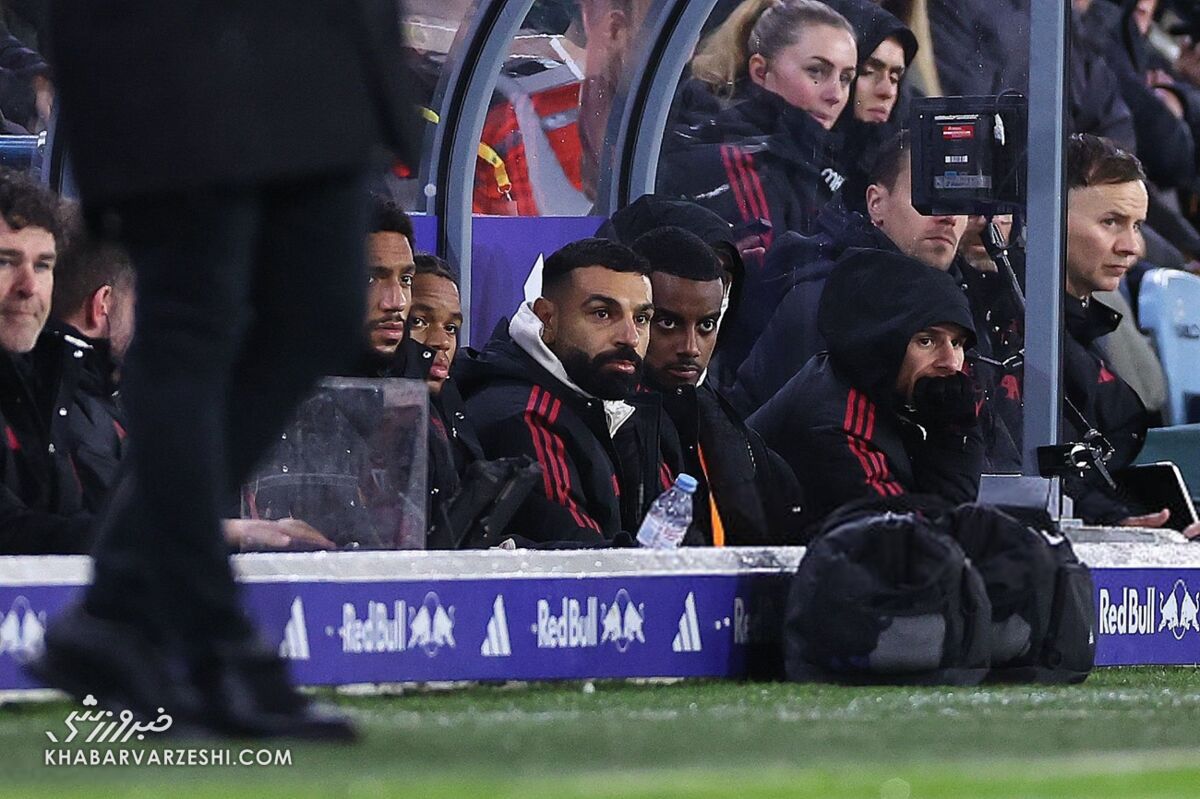 محمد صلاح روی نیمکت لیورپول