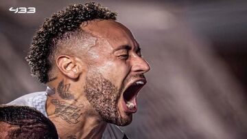 ویدیو| شادی واقعی و بزرگ نیمار پس از بقای تیمش در لیگ!