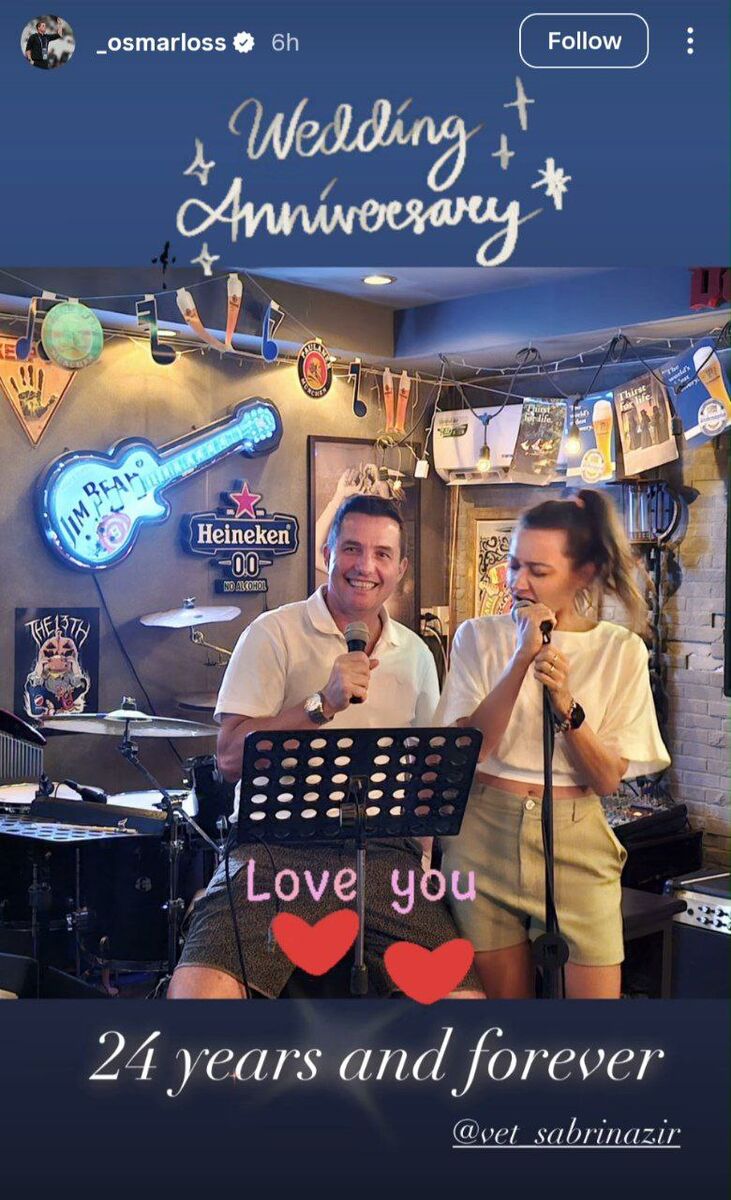 تصویر خاص اوسمار برای سالگرد ازدواجش/ پیام سرمربی پرسپولیس به بانو +عکس