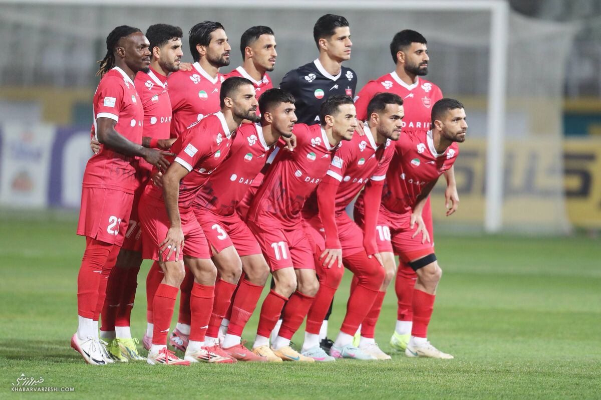 عکس تیمی پرسپولیس مقابل پیکان