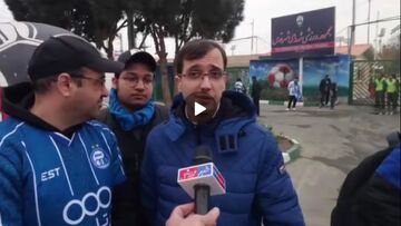 ویدیو| هوادار استقلال: یا ما قهرمان می‌شویم یا پرسپولیس!