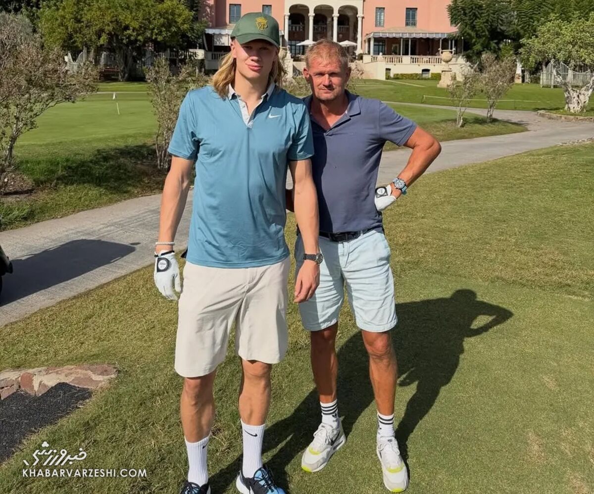 خبر ورزشی| افشاگری هالند: پدرم دوست نداشت فوتبالیست شوم! ارلینگ هالند و پدرش آلف اینگه