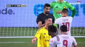 ویدیو| واکنش جالب رونالدو به غندی‌پور پس از پنالتی گرفتن به سبک خودش!