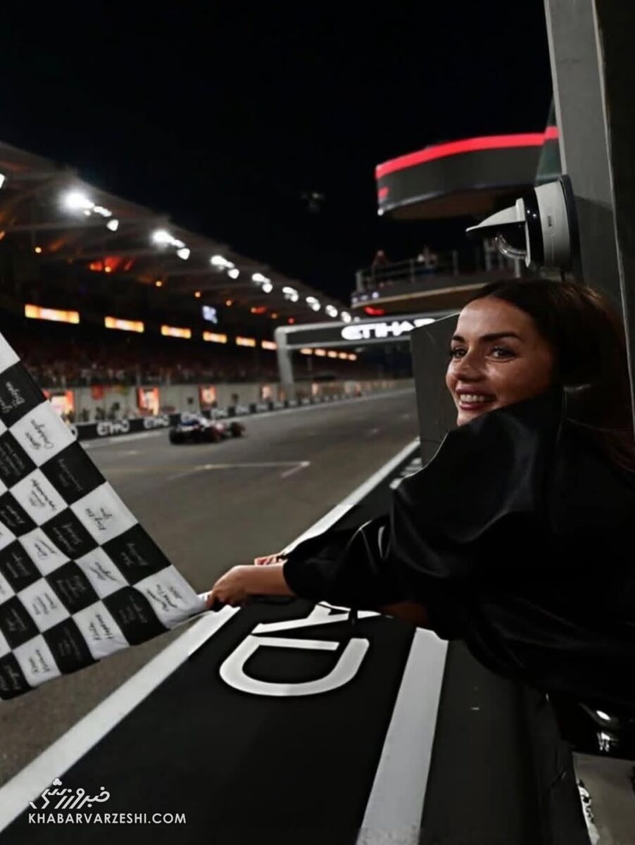 حضور آنا د آرماس در گرندپری ابوظبی