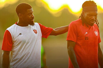 فشن‌شو به زمین تمرین پرسپولیس رسید؛ استایل متفاوت اوریه و بیفوما +عکس