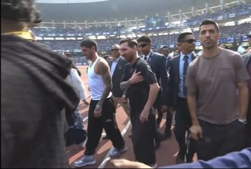 ویدیو| استقبال از مسی در هند ۸۰ هزار نفری شد!